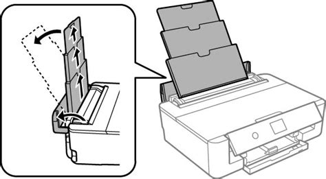Loading Paper in the Rear Paper Feeder .